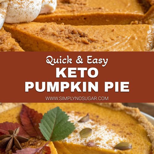 Keto pumpkin pie pinterest