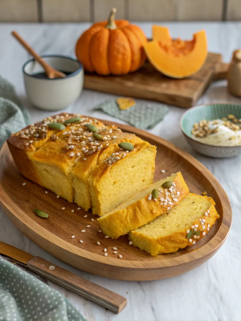 Korean pumpkin bread