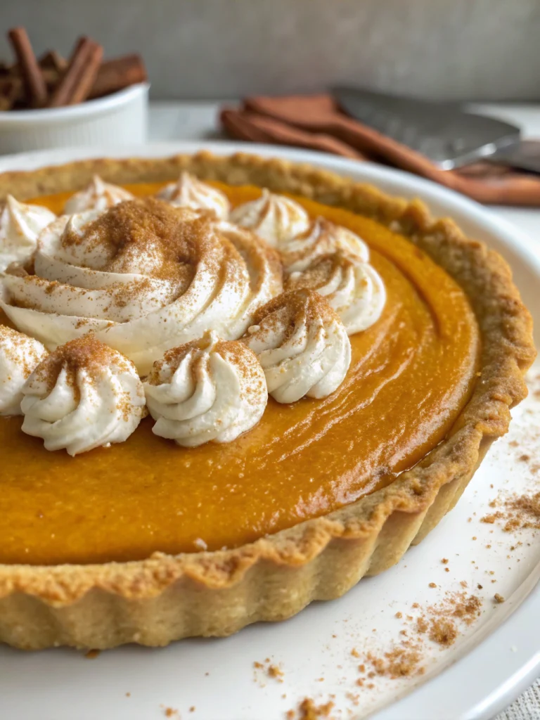 Maple pumpkin pie