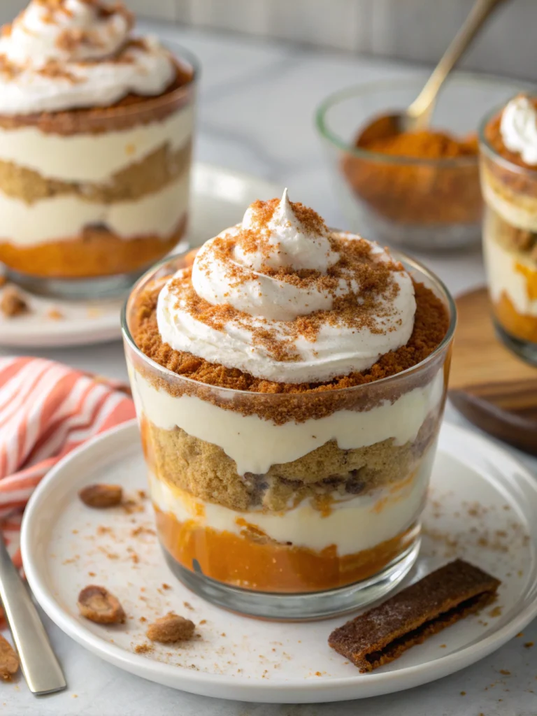 Mini Pumpkin Spice Trifles