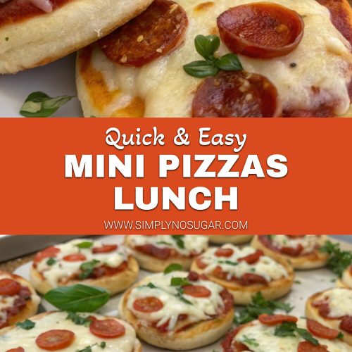 Mini pizzas lunch pinterest