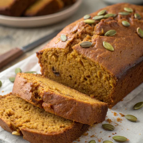 Moist pumpkin bread 1