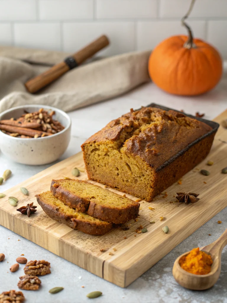 Paleo pumpkin bread