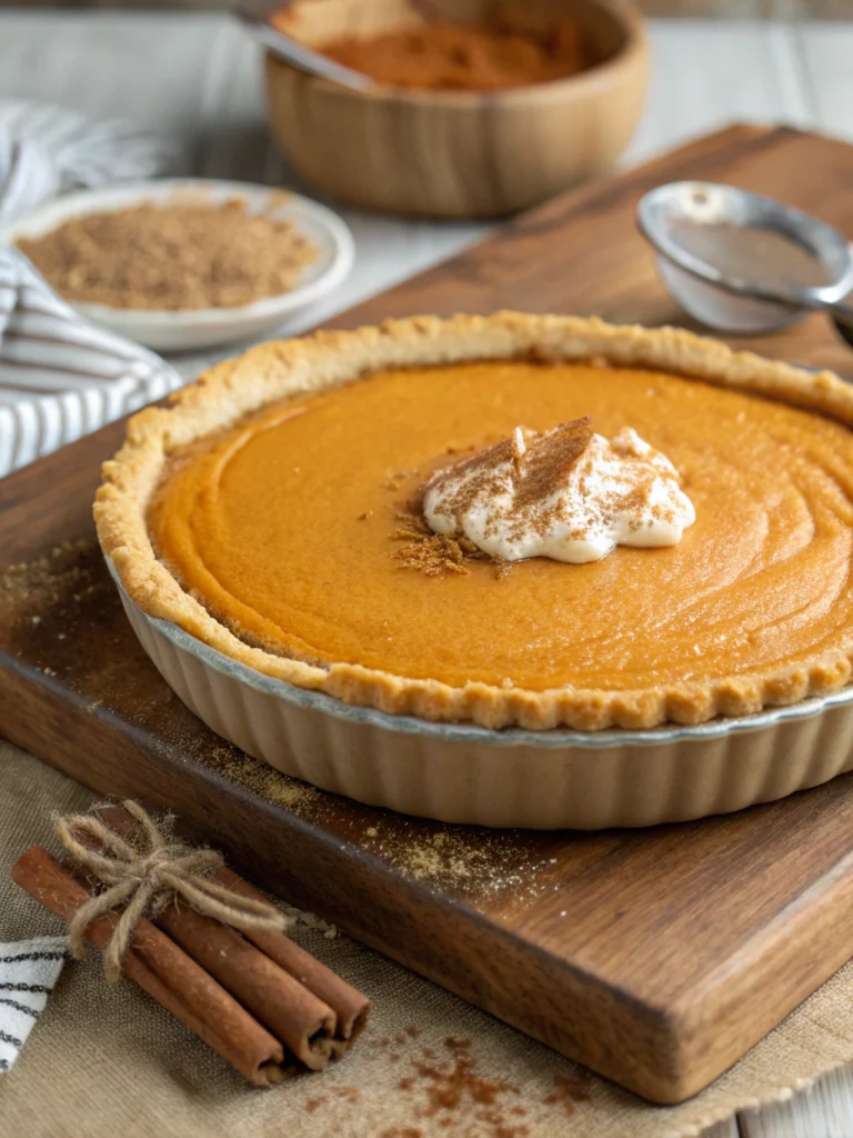 Perfect pumpkin pie