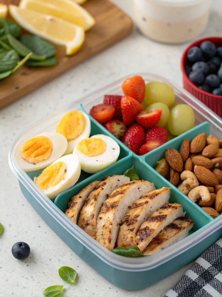 Protein snack lunch box