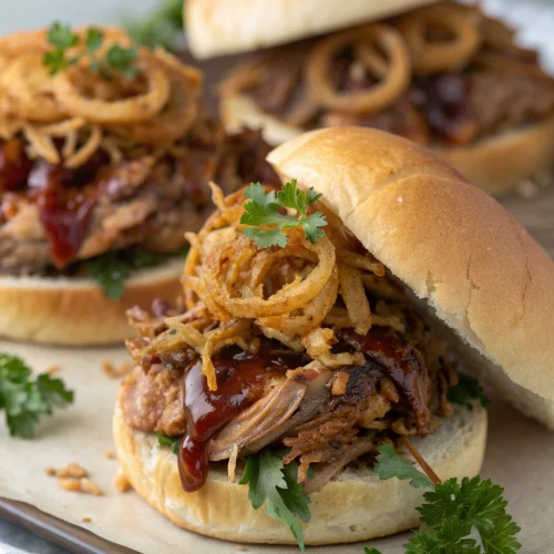 Pulled pork sandwiches 1