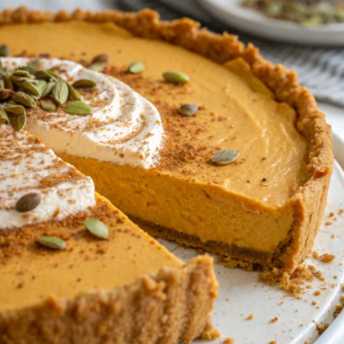 Pumpkin Cheesecake Pie 1