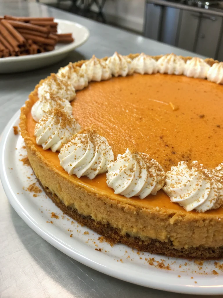Pumpkin Cheesecake Pie