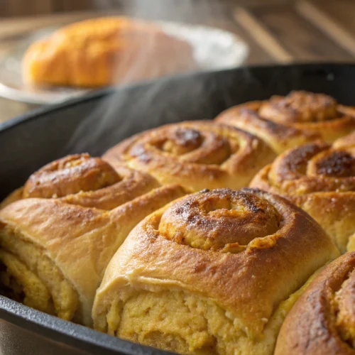 Pumpkin Pan Rolls 1