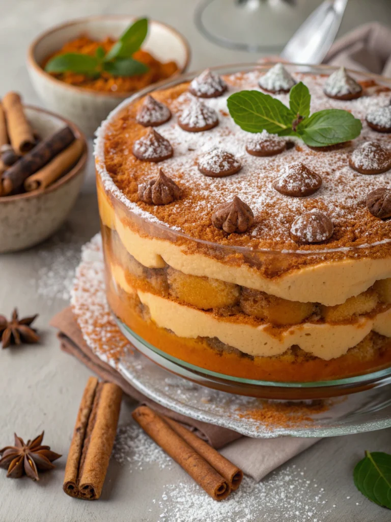 Pumpkin Tiramisu
