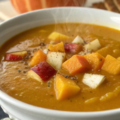 Pumpkin apple soup 1