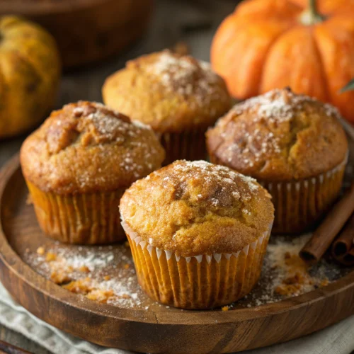 Pumpkin banana muffins 1