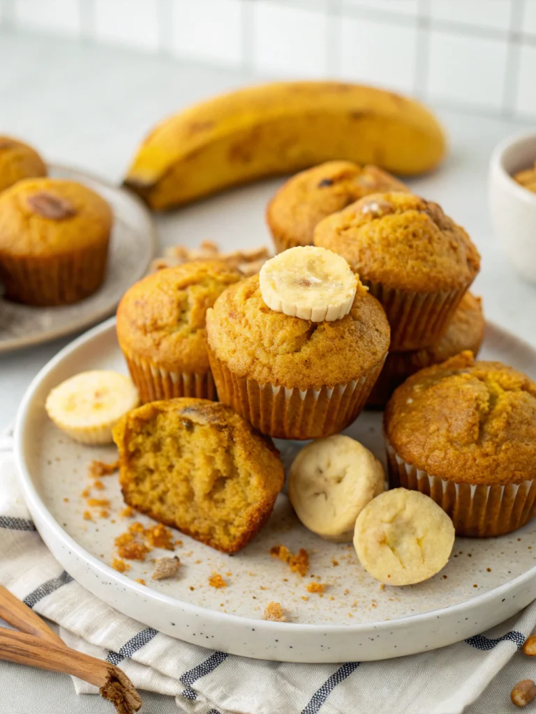 Pumpkin banana muffins