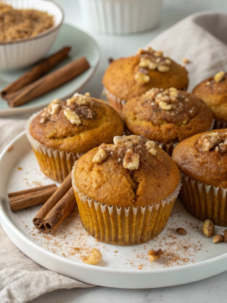 Pumpkin banana muffins