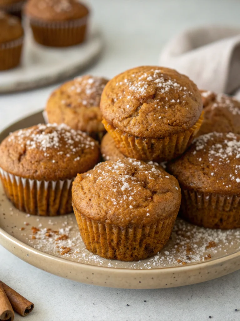 Pumpkin bran muffins