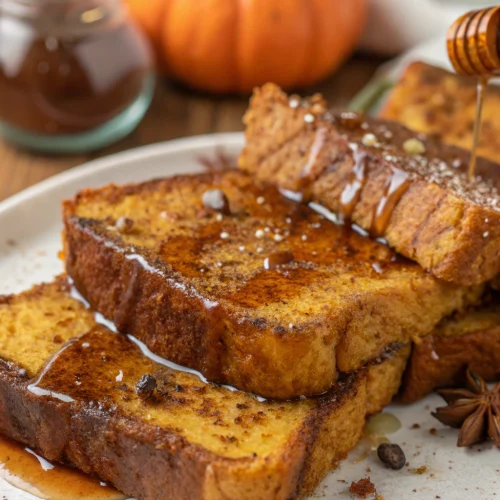 Pumpkin bread french toast 1