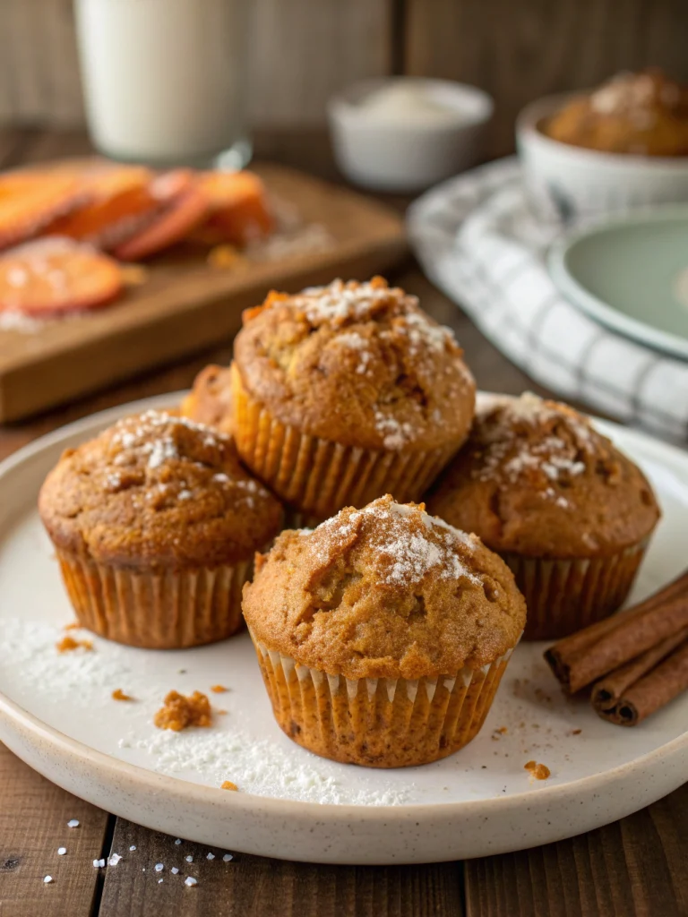Pumpkin carrot muffins