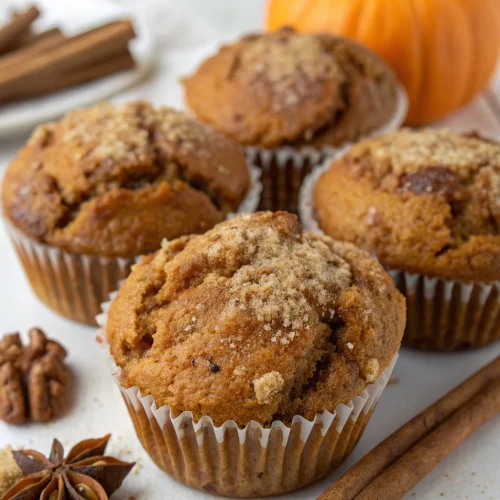 Pumpkin chai muffins 1