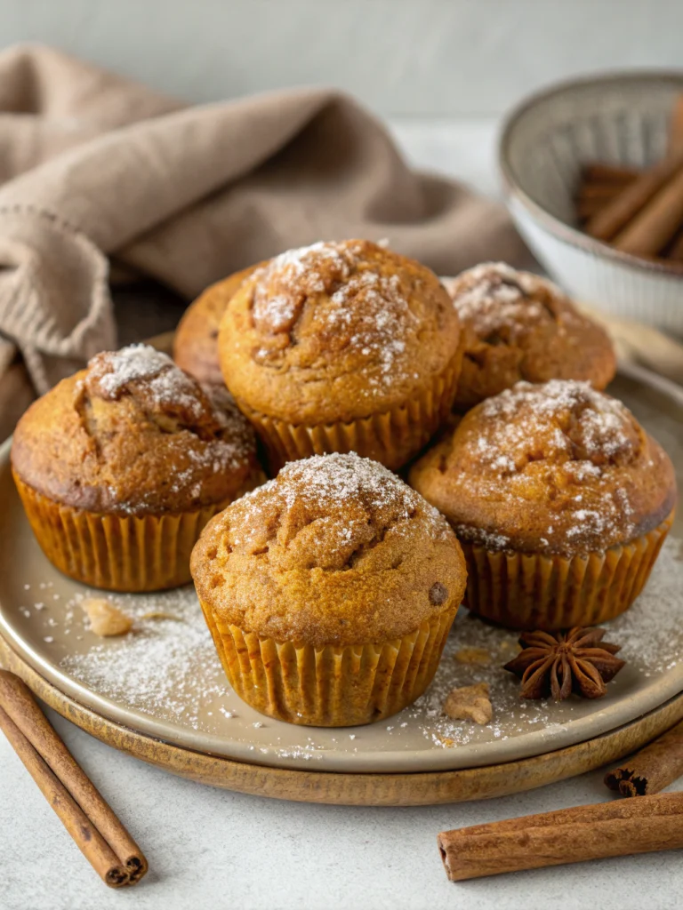Pumpkin chai muffins