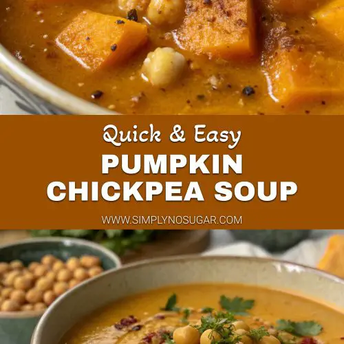 Pumpkin chickpea soup pinterest