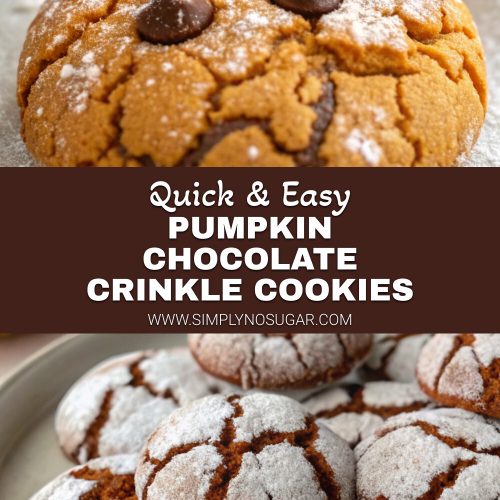 Pumpkin chocolate crinkle cookies pinterest