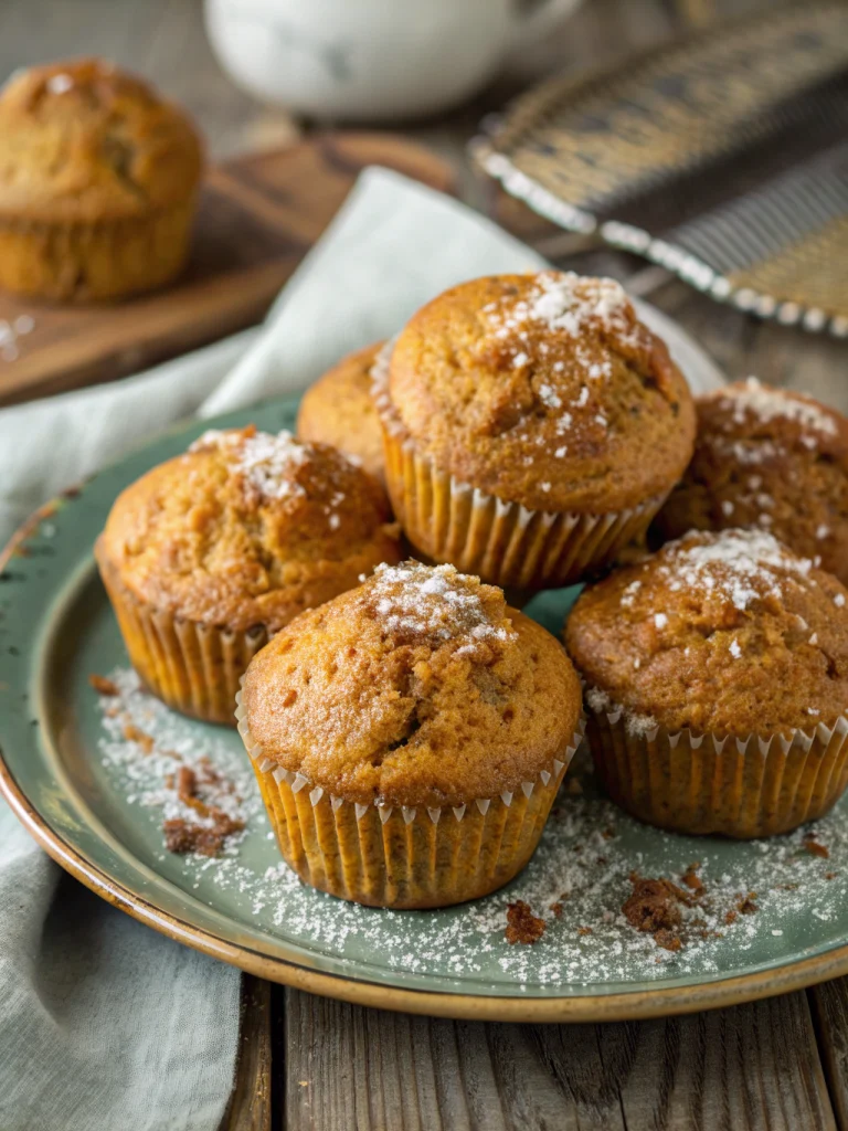 Pumpkin coconut muffins