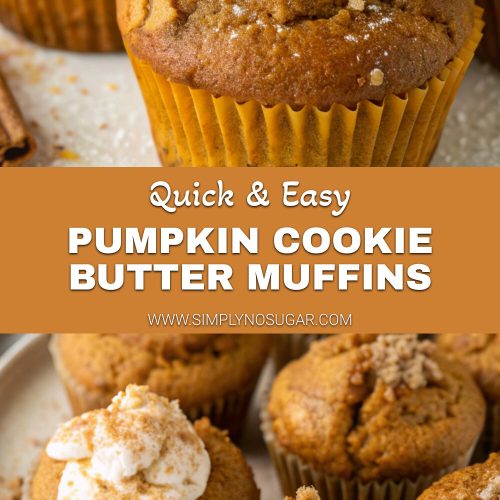 Pumpkin cookie butter muffins pinterest