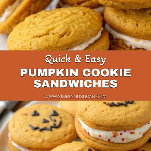 Pumpkin cookie sandwiches pinterest