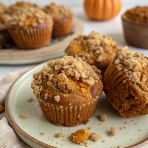 Pumpkin crumb muffins 1