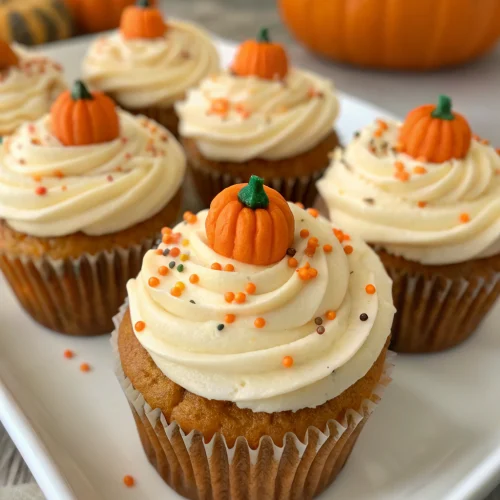 Pumpkin cupcakes 1