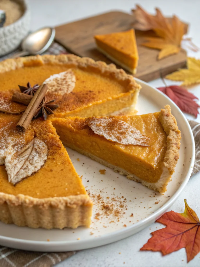 Pumpkin custard pie