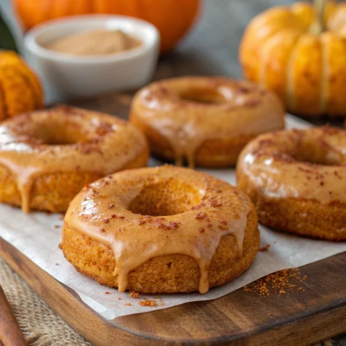 Pumpkin donuts 1