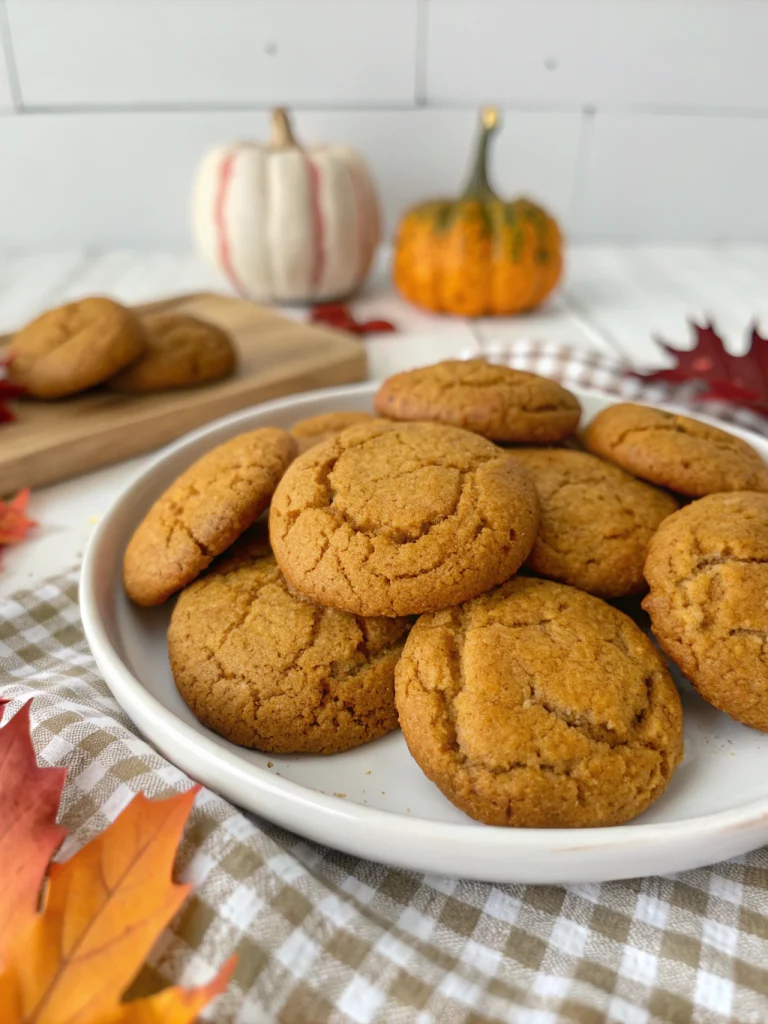 Pumpkin ginger cookies