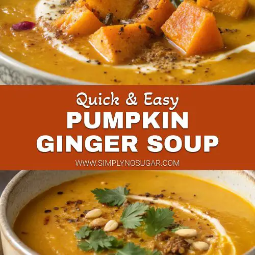 Pumpkin ginger soup pinterest