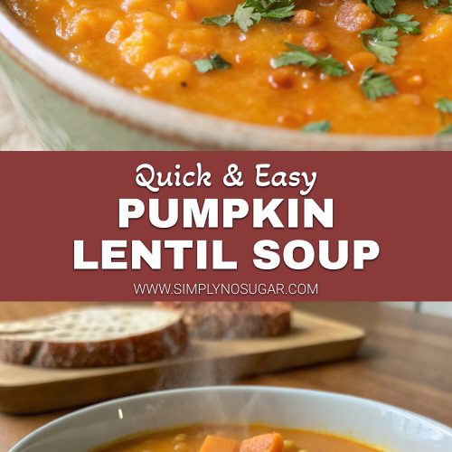 Pumpkin lentil soup pinterest
