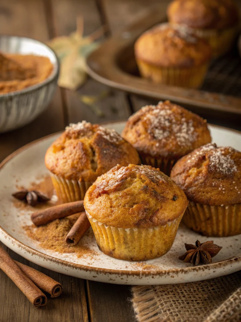 Pumpkin maple muffins