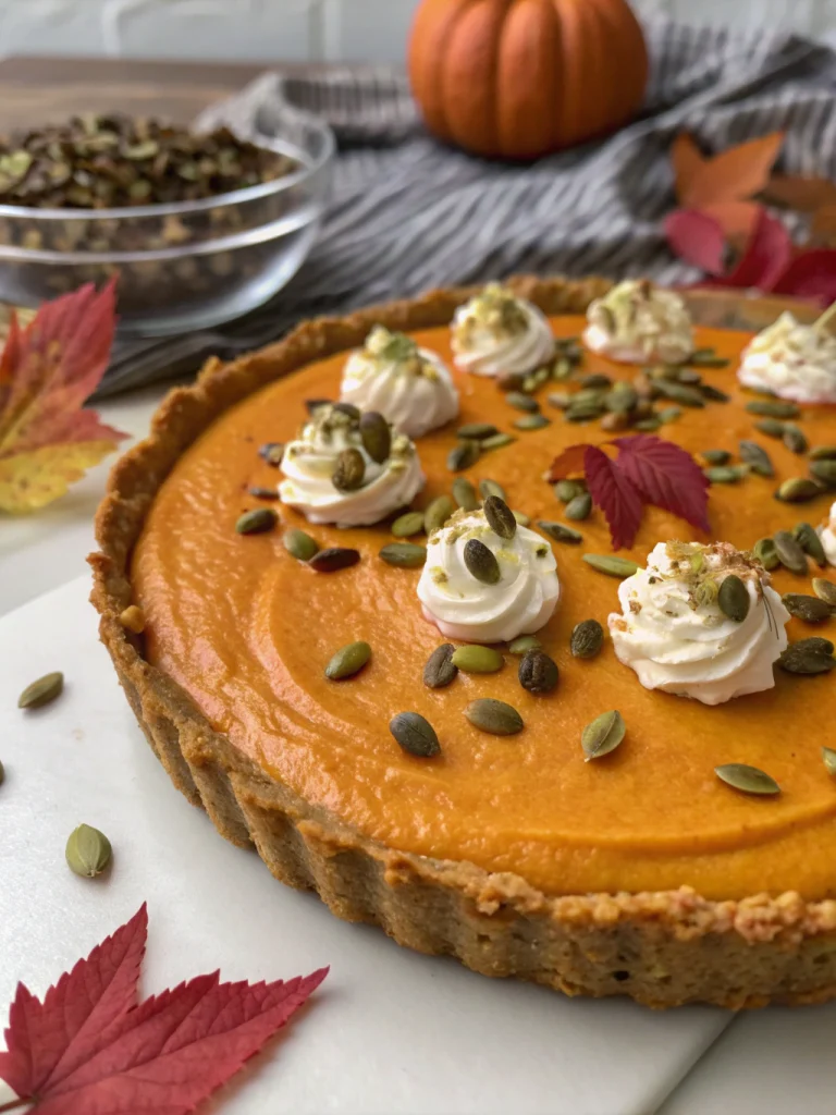 Pumpkin mousse pie