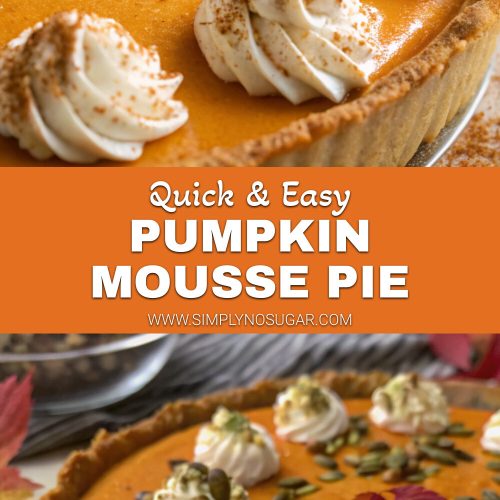 Pumpkin mousse pie pinterest