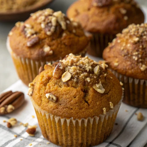 Pumpkin nut muffins 1