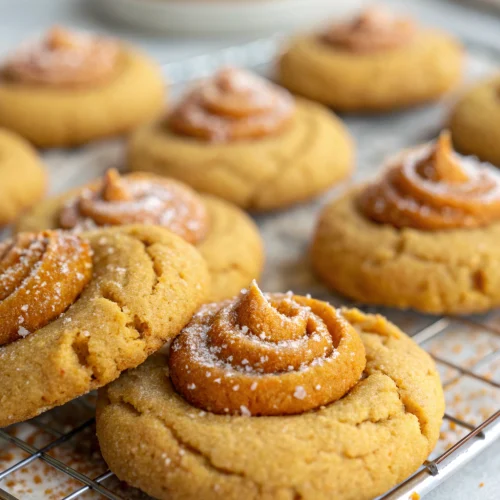 Pumpkin peanut butter cookies 1