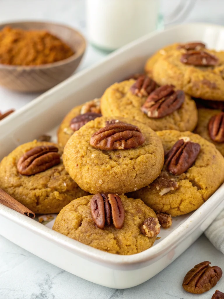 Pumpkin pecan cookies