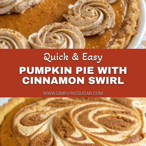 Pumpkin pie with cinnamon swirl pinterest