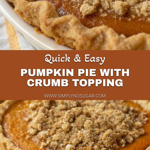 Pumpkin pie with crumb topping pinterest