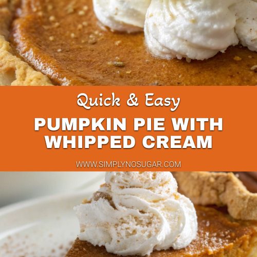 Pumpkin pie with whipped cream pinterest