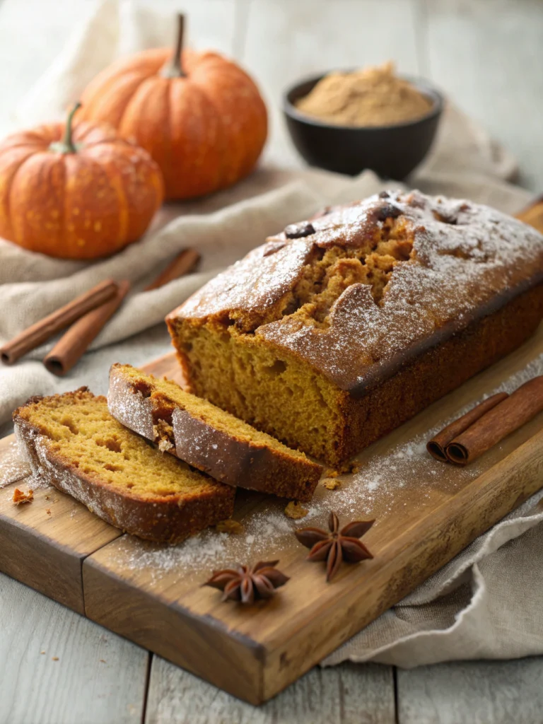 Pumpkin spice bread