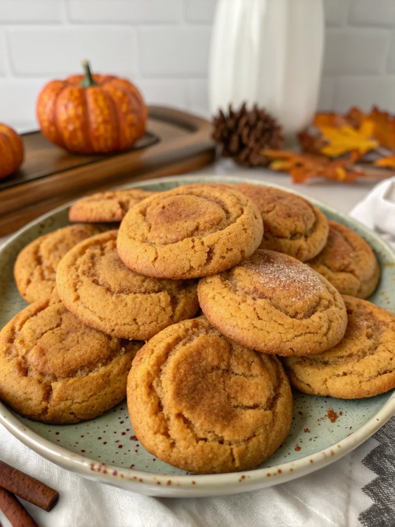 Pumpkin spice cookies