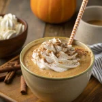 Pumpkin spice latte smoothie