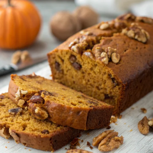 Pumpkin walnut bread 1
