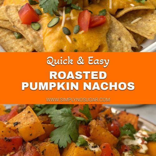 Roasted Pumpkin Nachos pinterest