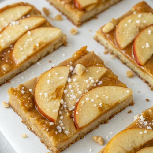 Salted Caramel Apple Bars 1